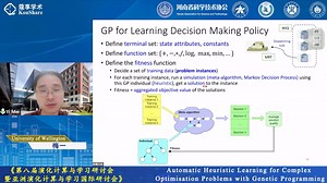 梅一 惠灵顿维多利亚 《Automatic Heuristic Learning for Complex Optimisation Problem with》