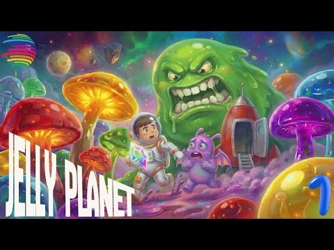Lost in Space! 🚀 Cute Astronaut & Alien vs. Giant Jelly Monster | 3D Cartoon