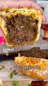 HWC - And here is the trick to THE BEST Beef pies! Aussie pie method is the best! Shortcrust pastry on the bottom Puff on the top Trick is to blind bake shortcrust pastry in a tin, fill it with COLD pie filling and top with puff pastry! Recipe is yesterday’s Thors Hammer here on my grid 180°C 25 mins for the shortcrust blind 30 mins with the lids on, egg wash to seal. KETCHUP TO SMEAR? SAVE THIS METHOD PLEASE #viralvideos #pie #pies #beefpie #trendingreels #pastry #hack #bacon #snack #reels #ree