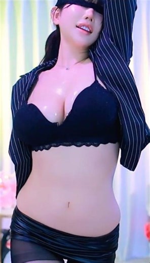 korean bj eunyoung1238 plaid shirt + bra Dance 그릴래영 체크무늬 셔츠 + 브래지어 댄스 1
