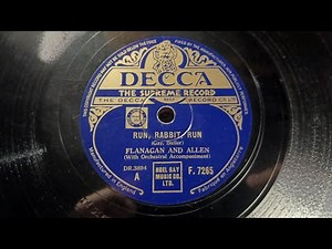 "Run Rabbit Run" by Flanagan and Allen 1939 (Great War Time Classic!)