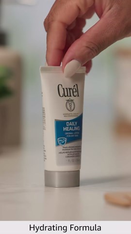Curel Daily Healing Original Lotion | 1 Ounce Travel Size | (Pack of 4)
