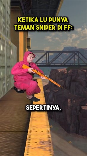 Ketika Lu Punya Teman Sniper di Free Fire 🤣
