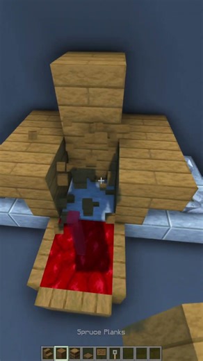 Quick & Easy Minecraft Decoration Idea | Survival Build Tips #shorts