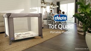 Tot Quad Portable Square Playpen