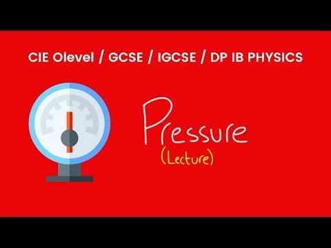 Pressure - O Levels Physics Lecture