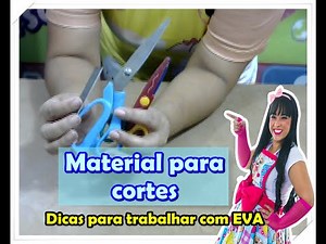 Dicas para Iniciantes - Instrumentos para cortar EVA
