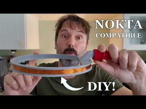 DETECTOR de METALES Casero - CONSTRUYE un plato para Nokta Makro Pulsedive