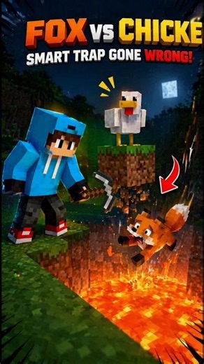 Minecraft: Fox Tried to Kill Chicken… But This Happened!