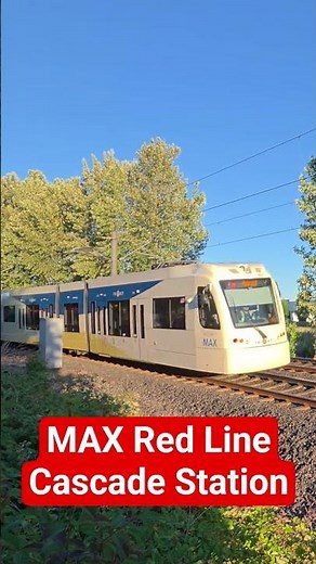 TriMet MAX Red Line near Cascade Station