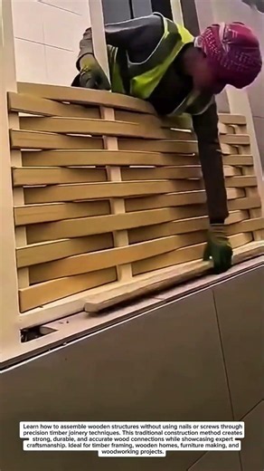 Amazing Nail-Free Wood Joinery | Genius Timber Construction Technique