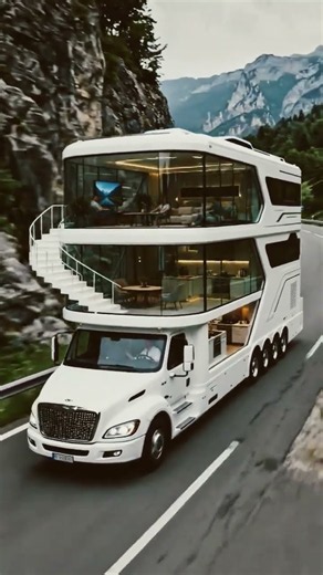 Inside the World's Most Futuristic 3-Story Luxury RV! #Shorts