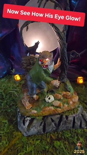 Dept 56 Halloween Full Moon Repair and Reinvisioned For 2025 #Dept. 56 #warewolf #halloween