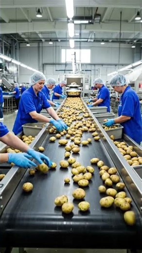 How French Fries Are Made in Factory | Amazing Food Process 🍟