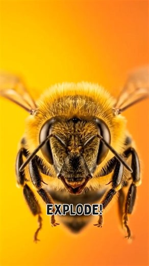 Why Bees Die After Stinging 😳 (Nature’s Saddest Twist) #bee #naturefacts