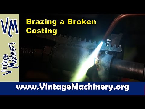 Removing Bronze Bushings & Brazing a Broken Casting for Leo at Sampson Boat Co.