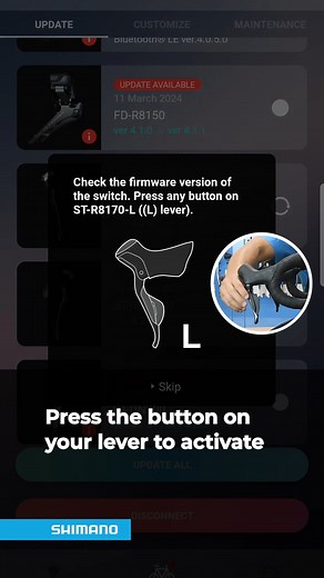 Watch to learn how to connect, set up your bike and ensure your firmware is up to date using SHIMANO E-TUBE PROJECT Cyclist app 📱🚲🆙 #di2 #RideShimanoSEA #shimanodi2 #shimanotechnology #shimanoroad #technology #techtips #imwithshimano | Shimano-Road