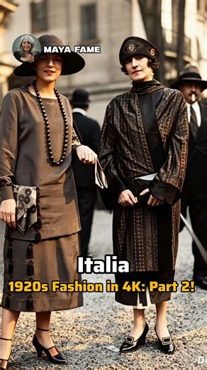 ​1920s Fashion in 4K: Part 2! 🎞️🌍 #shorts