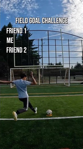 Field Goal Challenge ⚽️ #shorts #soccer #football