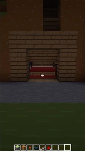 Secret Hidden Room Tutorial [Minecraft] #foryou #minecraft #tutorial #shorts #stepbystep #love #easy