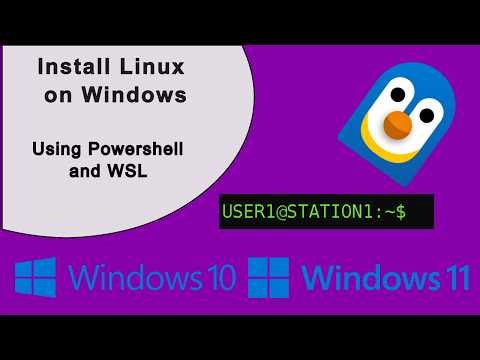 How to Install Linux via WSL Windows 11