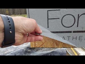 Don't buy Force Shield OSB before watching: Force Shield vs Zip Vs Weather Shield wall Sheeting