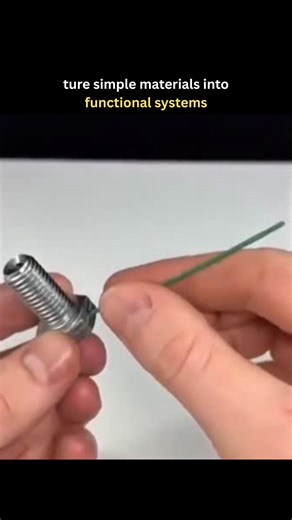 Explore l Learn l Facts on Instagram: "Turning simple materials into functional systems shows how creativity and basic engineering can transform everyday items into useful, working solutions. By understanding how materials behave and combining them in smart ways, people can build mechanisms, tools, or structures that solve real problems without expensive technology. This approach highlights innovation at its core—using what is available to create something practical, efficient, and often surpris