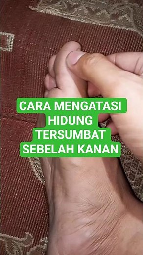 Cara Mengatasi Hidung Tersumbat Sebelah Kanan