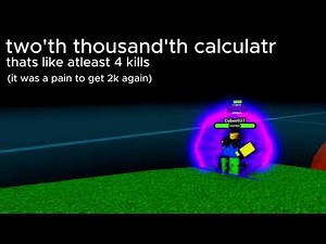 (old) Roblox Killstreak Chaos - 2000 calculator theme