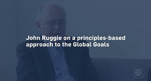 “A foundational principle is respect for #humanrights,” explains Professor John Ruggie during the first session of the United Nations Global Compact Academy. Watch the full video and learn how your company can take a principles-based approach to the #GlobalGoals ↓ unglobalcompact.org/academy/post-session-one | United Nations Global Compact | Facebook