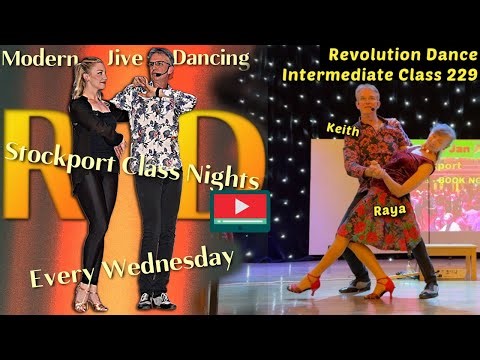 New Modern Jive Smooth moves, a Dip & Salsa Style moves Revolution Dance Intermediate Class 229