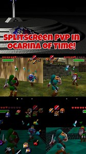 PVP in Ocarina of Time is INSANE. The inventory wheel is 🤌 I miss splitscreen gaming so much. Tag someone you'd play this with ⚔️ Game created by Aegiker | RupeeCollector64