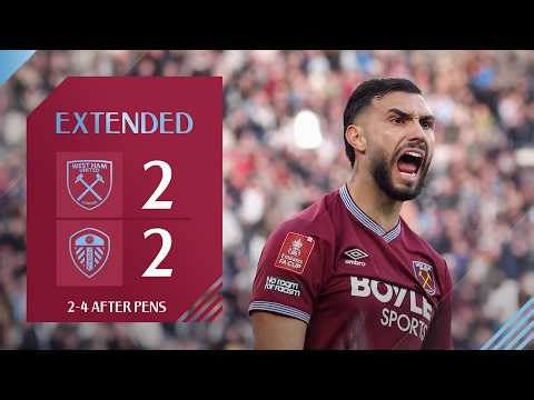 Heartbreak On Penalties | West Ham 2-2 Leeds (2-4 After Pens) | FA Cup Highlights