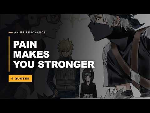 Pain Makes You Stronger | Top 4 Anime Speeches That Hit Different