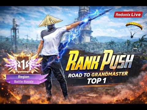 TOP 1 GRANDMASTER PUSH || FREE FIRE LIVE ||#ff #freefire #live #shortfeed #shorts #ultra