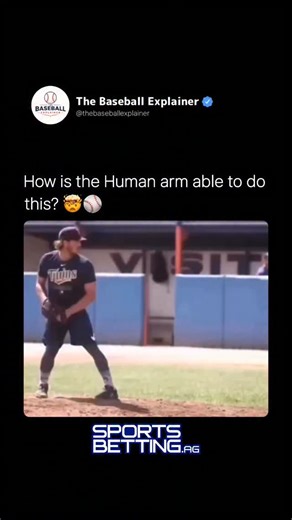 The Baseball Explainer on Instagram: "“Lay back” in elite baseball pitchers refers to the extreme external rotation of the shoulder during the late cocking phase of the throwing motion. As the front foot plants and the torso begins to rotate forward, the throwing arm whips back so far that the forearm can appear almost parallel to the ground or even angled slightly behind it. This position stores elastic energy in the shoulder and elbow, like stretching a rubber band before release. The more eff
