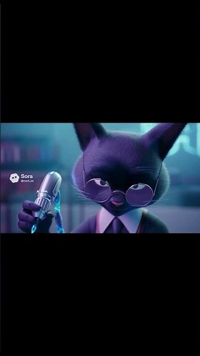 Cyberpunk Tattoo Studio: A Cat Tattoo Artist & a Silverback Client 🐱🦍✨#cat #silverback