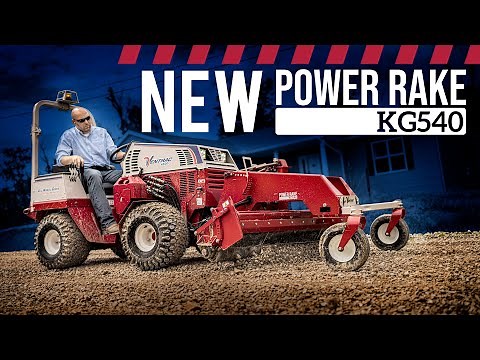 New Enhanced Power Rake - Ventrac KG540