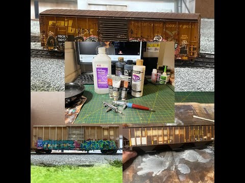 The Art Of Airbrushing For Model Trains! The Key To Realistic Weathering!