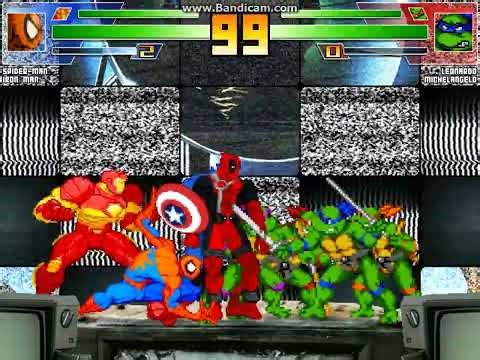MUGEN battle #8055: Marvel vs TMNT