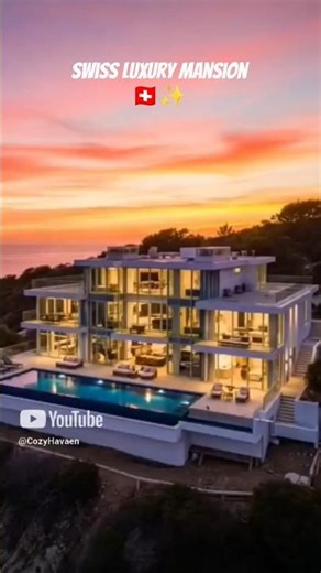 Inside a Swiss Luxury Mansion 🇨🇭✨ #house#fyp#Switzerland#edit#home#usa#dreamhome#swissluxury#shorts