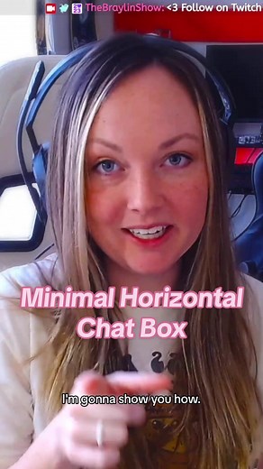 How to get a minimal horizontal chat box for Twitch! Sideways chat by MrBoost saves so much space for other overlays on my stream and keeps things from looking too crowded! -ˋˏ ༻❁༺ ˎˊ- #twitch #streamelements #twitchtips #streamertips #smallstreamer #chat #twitchstreamer