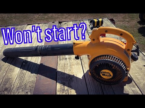 Non Start Poulan Blower Fix - BVM200FE