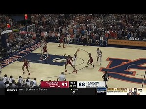 Alabama vs Auburn THRILLING Ending | 2025 College Basketball