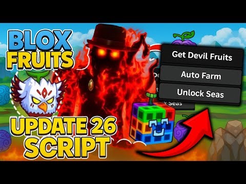 (UPDATE 26) Roblox Blox Fruits Hack Script: Auto Farm, Gravity Fruit Sniper *NO KEY PASTEBIN 2025*