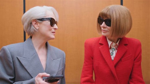 Here’s what happens when Anna Wintour and Miranda Priestly share an elevator