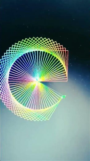 New Python Turtle Designs-Circle Rainbow Tyre. #coding #python #youtube #shorts #design #circle #new