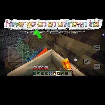 Never go on an unknown trial #minecraft #shorts