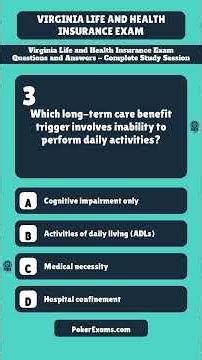 Virginia Life and Health Insurance Exam Questions and Answer