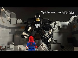 Spider man vs venom part one lego stop motion